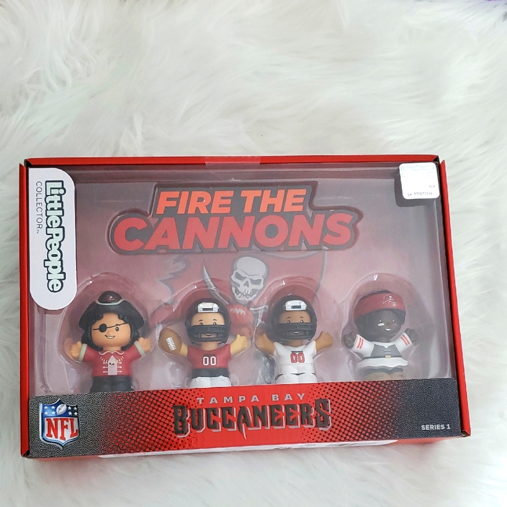 Fisher-Price Little People Collector Tampa Bay Buccaneers Set Of 4 - NWT Sealed